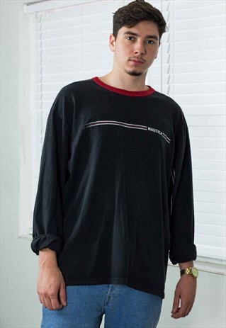 VINTAGE NAUTICA T-SHIRT LOGO 90S XXL 13