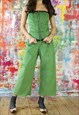 GREEN CROP TROUSERS