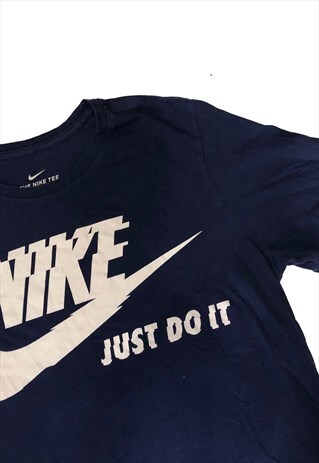 NAVY BLUE NIKE SPELL OUT T-SHIRT