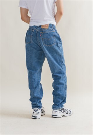 VINTAGE LEVI'S 56505 0214 BLUE JEANS MEN MADE IN USA W31