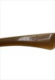 GUCCI SUNGLASSES SHIELD BROWN BRONZE G LOGO VINTAGE SKI