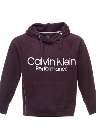 CALVIN KLEIN PRINTED HOODIE - S