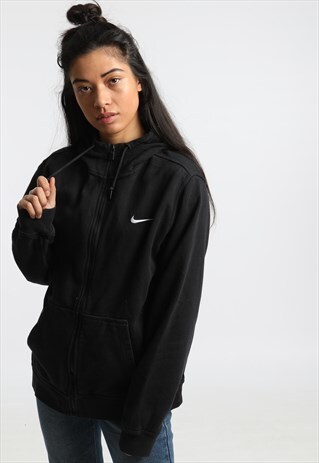 90S NIKE EMBROIDERED ZIPPED SWEATSHIRT