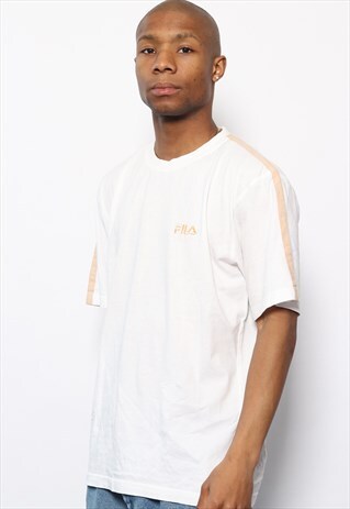 VINTAGE FILA LOGO T-SHIRT WHITE