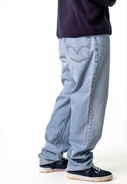 Blue Denim 90s Levi's 550s Cargo Skater Trousers Pants Jeans