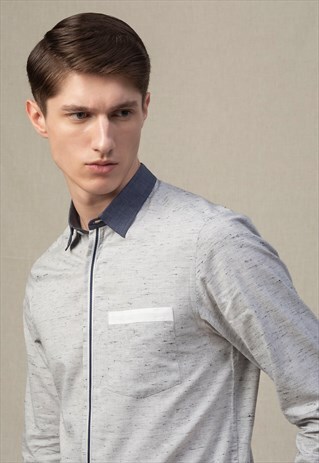 KENSINGTON COLOUR BLOCKED MENS SHIRT