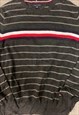 TOMMY HILFIGER KNITTED JUMPER STRIPED PATTERNED SWEATER 