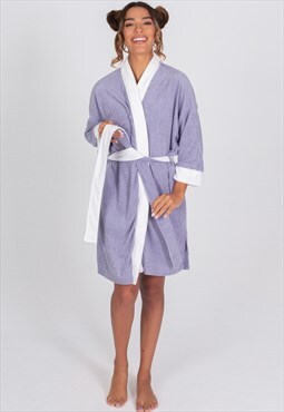 Terry Cloth Kimono - French Lavender