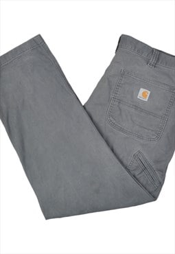 Vintage Carhartt Carpenter Pants Relaxed Fit Grey W38 L30