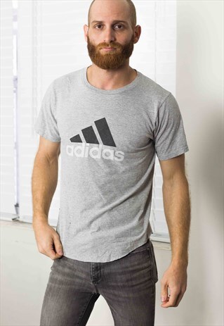 VINTAGE ADIDAS T-SHIRT LOGO 90S S 4.5