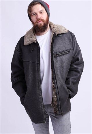 VINTAGE SHEARLING SHEEPSKIN COAT