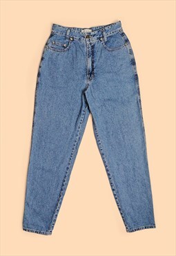 90's MAC High Waist Jeans Tapered Leg Medium Stone-Wash