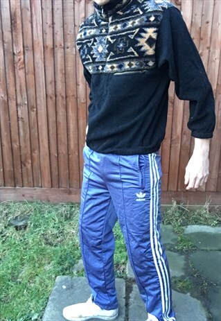 VINTAGE ADIDAS TRACK PANTS SMALL 10 SPORTS JOGGERS 90S