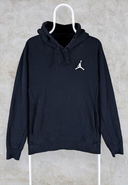 Nike Air Jordan Hoodie Black Pullover Men's Small