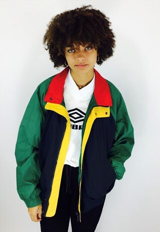 VINTAGE COLOURFUL 90S RAVE COAT