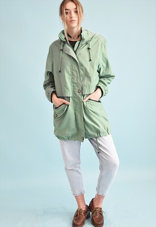 VINTAGE 90'S RETRO PASTEL TEEN JACKET PARKA