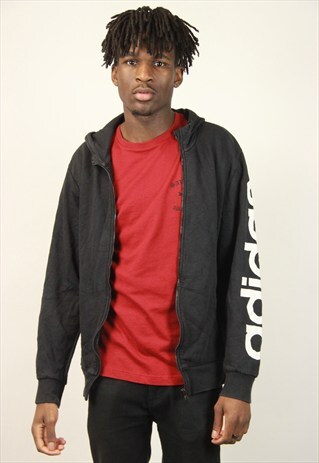 VINTAGE ADIDAS ZIP UP HOODIE