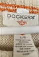 VINTAGE  JUMPER DOCKERS IN BEIGE L