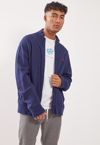 VINTAGE RALPH LAUREN ZIP-UP SWEATSHIRT