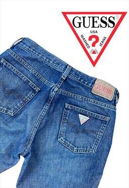 Women's Vintage Guess Low-Rise Straight Leg Y2K Jeans