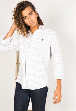 VINTAGE 80S POLO RALPH LAUREN SHIRT / R212