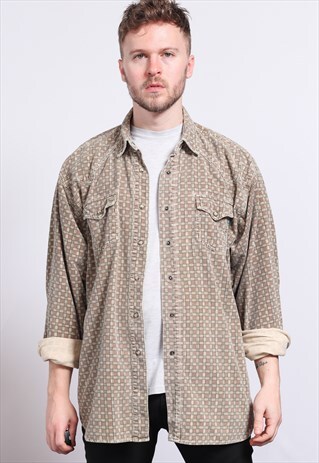 VINTAGE CORDUROY CORD SHIRT