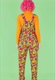 TUTTI FRUITI STRETCH TWILL DUNGAREES 