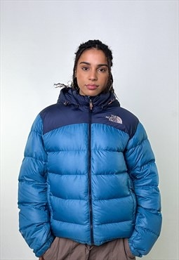 Light Blue 90s The North Face 700 Series Puffer Jacket Coat