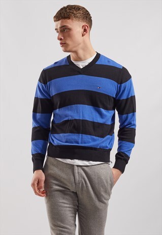 VINTAGE TOMMY HILFIGER V-NECK JUMPER