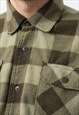 WRANGLER FLEECE SHIRT VINTAGE CHECK LUMBERJACK TOP MEN