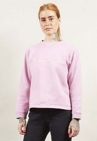 VINTAGE 90'S CHAMPION BABY PINK SWEATSHIRT