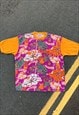 SOLD OUT TROPICAL PRINT TEE BY UNIFORM, ITALY 90S SIZE S/M