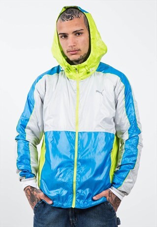 VINTAGE 90S PUMA RAINCOAT JACKET/ S2098