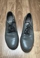Vintage Grey Laced Brogue Shoes