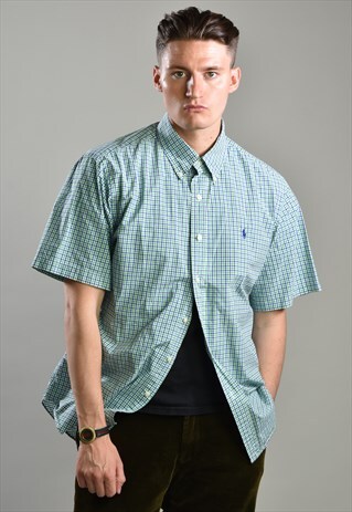 POLO RALPH LAUREN BUTTON DOWN SHORT SLEEVE SHIRT