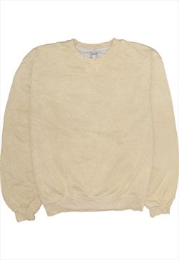 Vintage 90's Champion Sweatshirt Heavyweight Crew Neck Beige