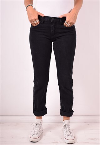 LEVI'S 511 WOMENS VINTAGE JEANS W29 L29 BLACK 90S