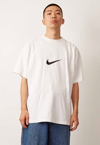 VINTAGE 90'S NIKE LOGO WHITE T-SHIRT