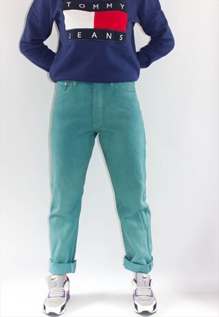 VINTAGE 90'S TURQUOISE 501 LEVI'S