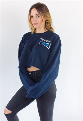 RETRO USA CROPPED SWEATSHIRT