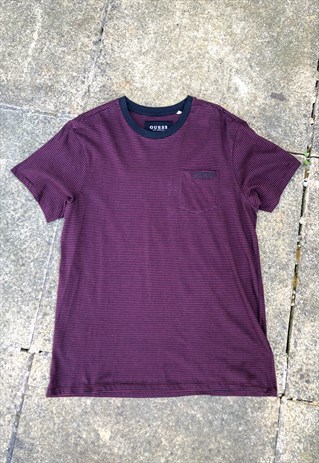 guess burgundy shirt