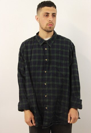 VINTAGE FLANNEL THICK SHIRT