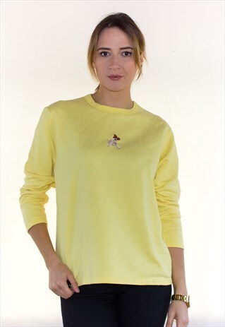 VINTAGE CUTE PUPPY CREWNECK SWEATER