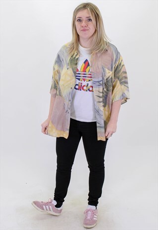 VINTAGE FESTIVAL PATTERN SHIRT