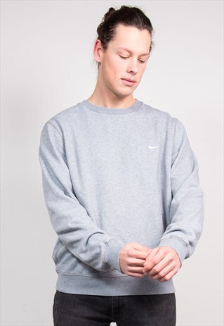 VINTAGE 90'S GREY NIKE SWEATSHIRT JUMPER