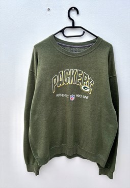 Greenbay packers NFL green sweatshirt large 