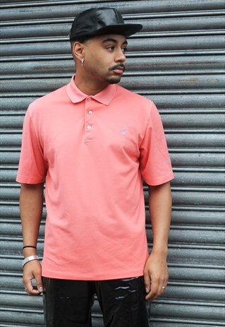 VINTAGE RALPH LAUREN GOLF CORAL POLO SHIRT