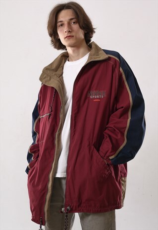 90'S VINTAGE MENS ADIDAS ORIGINALS WINDBREAKER JACKET COAT