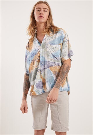 VINTAGE PATTERNED SHORT SLEEVE SHIRT