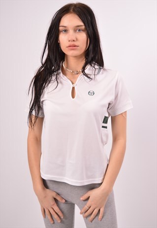 VINTAGE SERGIO TACCHINI POLO SHIRT WHITE